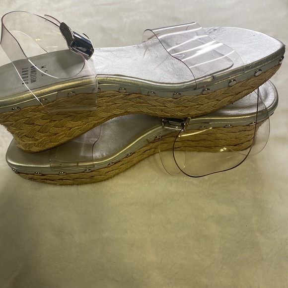 Stuart Weitzman Clear Wedge - Picture 2 of 6